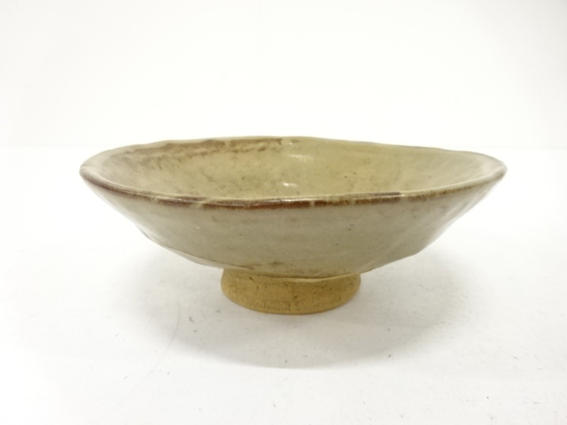 JAPANESE TEA CEREMONY / TEA BOWL CHAWAN / ASH GLAZE / ARTISAN WORK